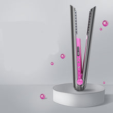 Professional Hair Straightener Ceramic Flat Iron 2 In 1 Cordless Hair Straightener And Curler Rechargeable Wireless Straightene